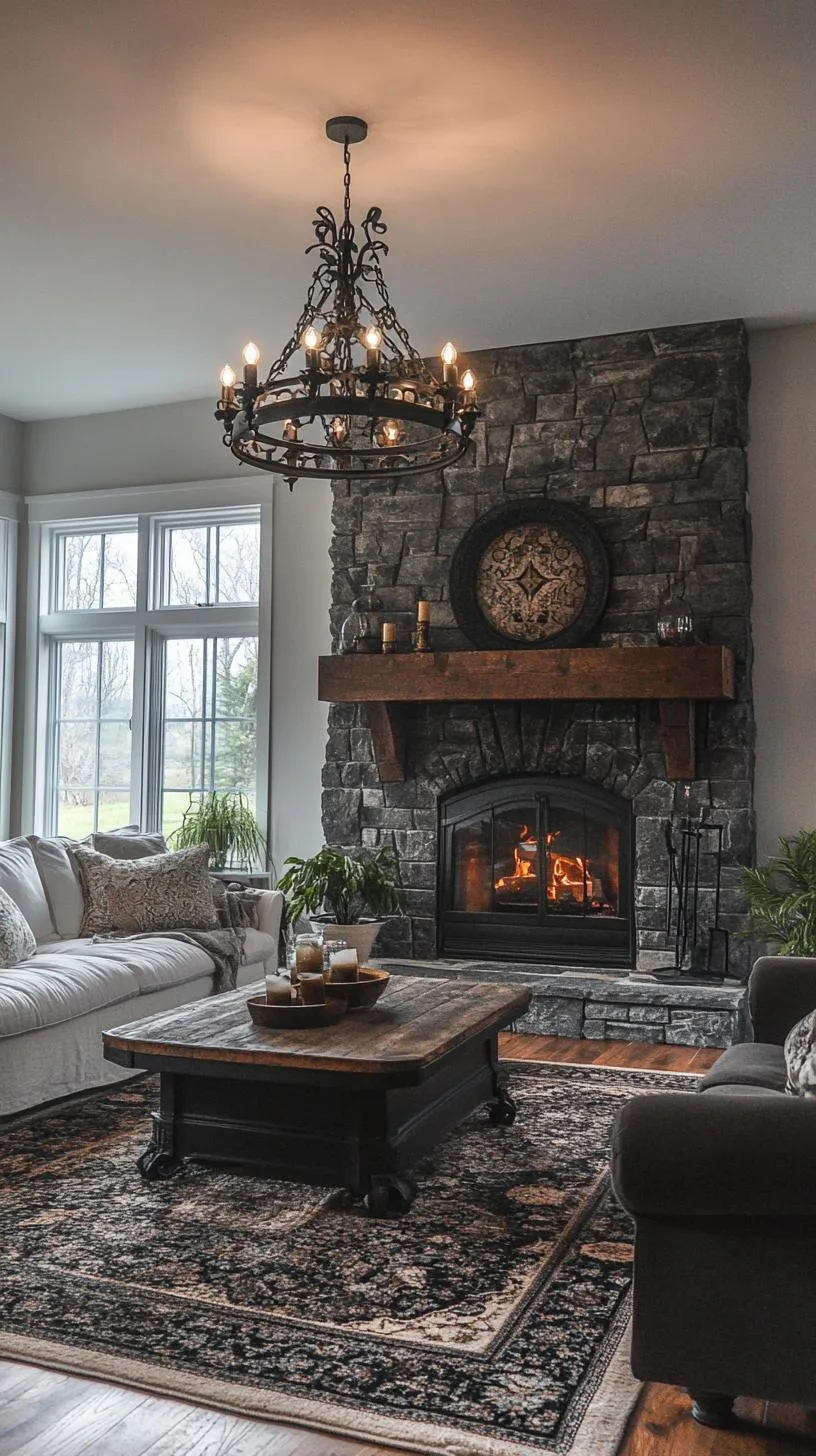 5. Rustic Fireplace Decor Inspiration-0