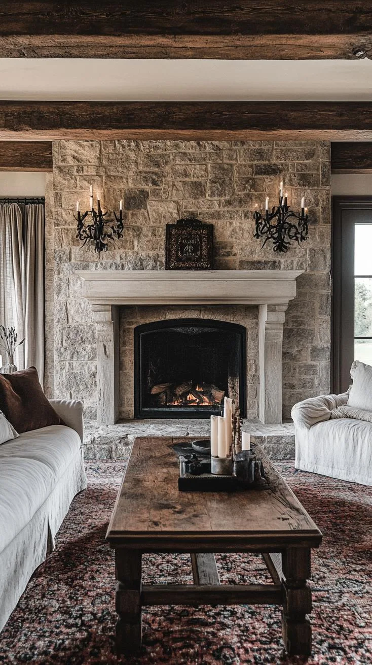 5. Rustic Fireplace Decor Inspiration-1