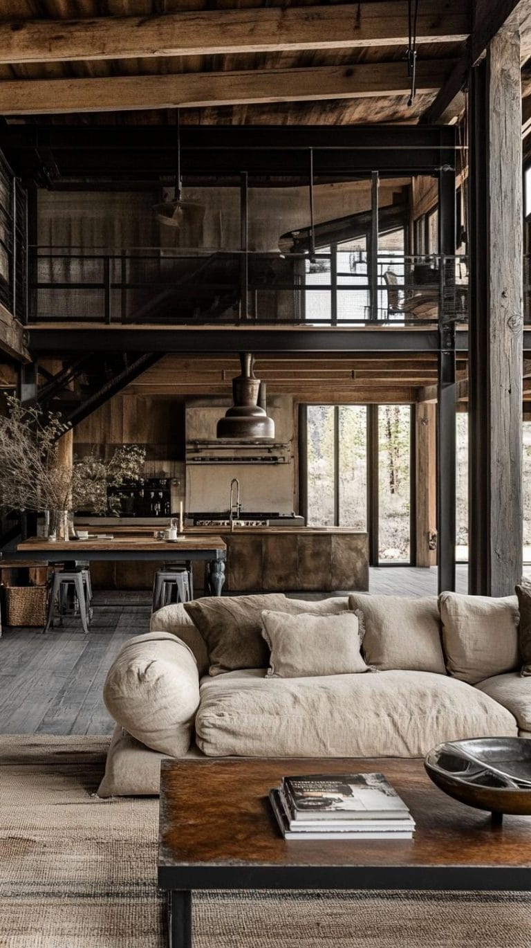 19 Cozy Moody Farmhouse Living Room Ideas That Wow - Lovely Harbor