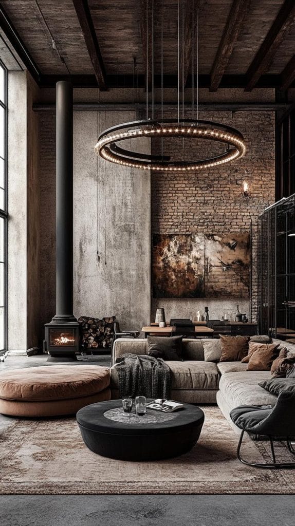 19 Cozy Moody Farmhouse Living Room Ideas That Wow - Lovely Harbor