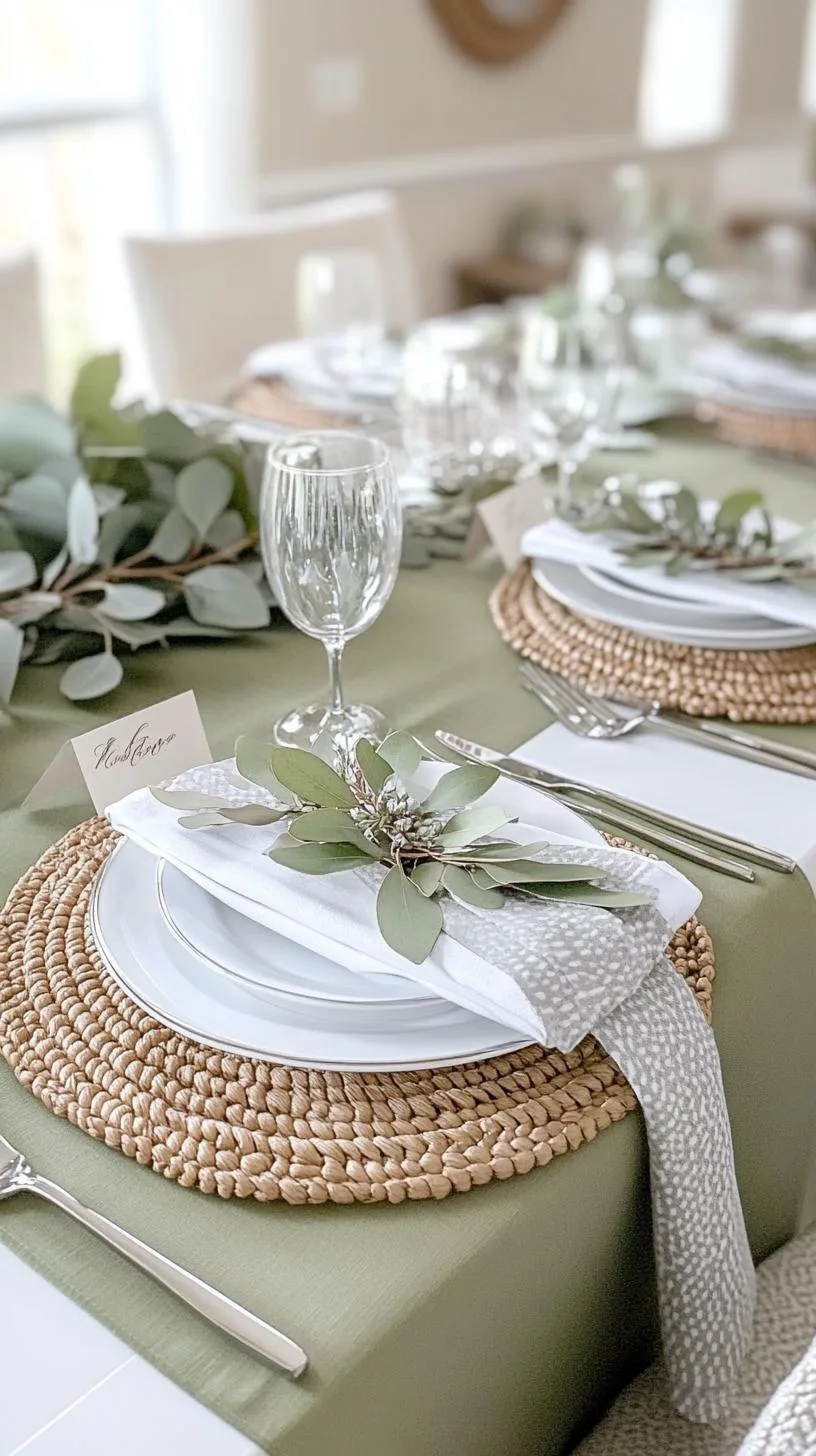 15 Unique Winter Tablescapes to Transform Your Dining Room 29 11. Sage & Silver Winter Tablescapes-1
