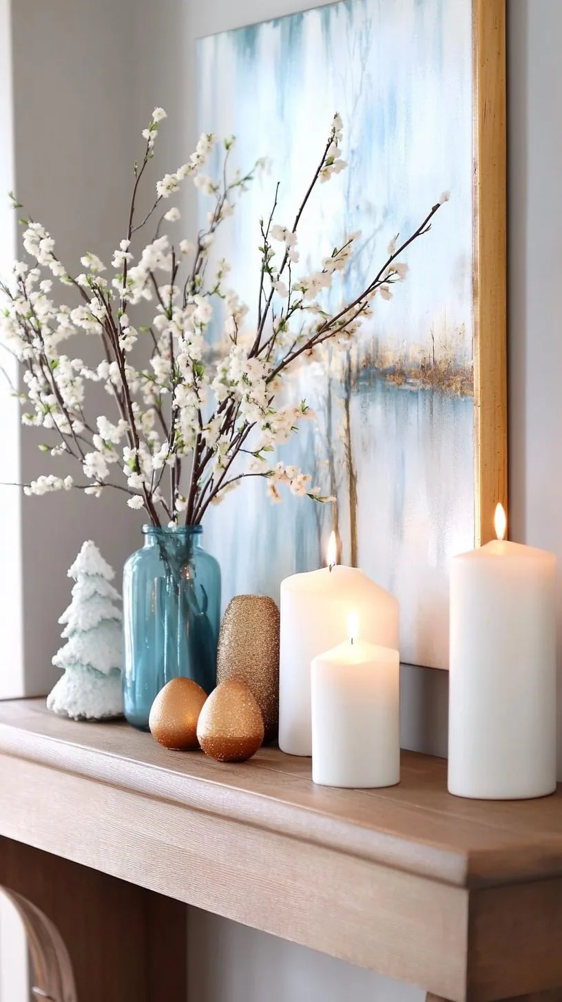 8. Seasonal Palette Shift: Mantle Decor-0
