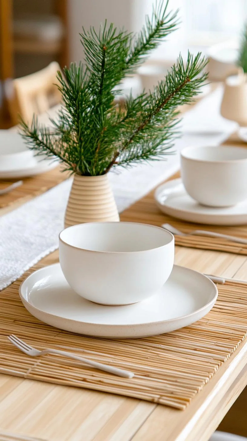 15 Unique Winter Tablescapes to Transform Your Dining Room 26 10. Simple Winter Table Decor-0