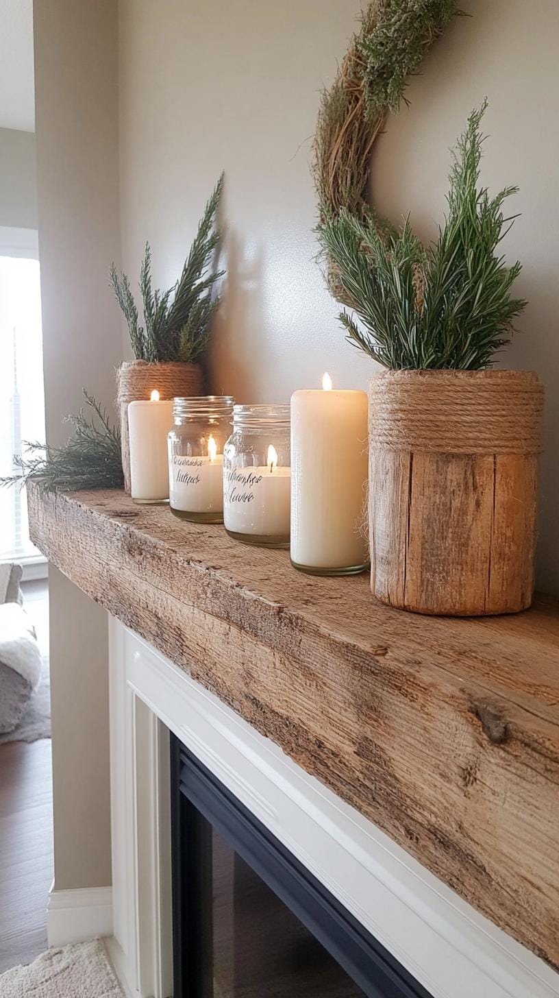 10. Sustainable Winter Mantle Decor Ideas-1