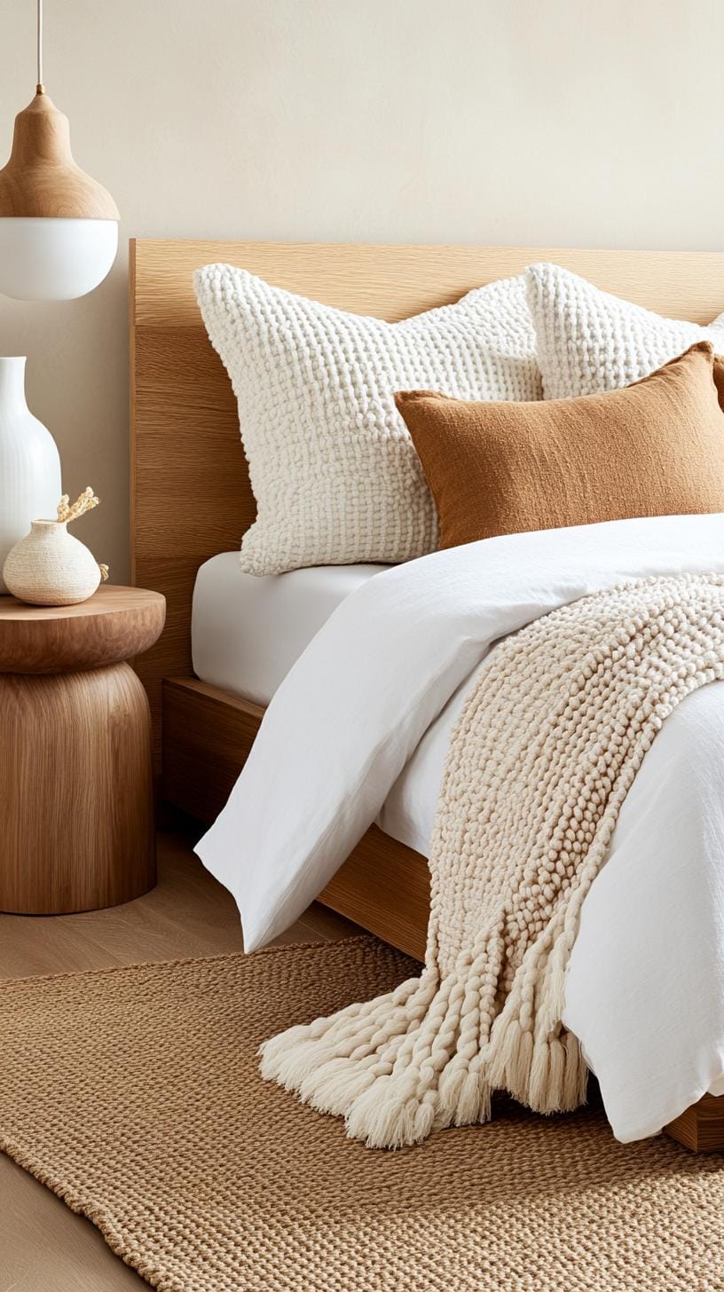 1. Warm neutral tones with layered cozy textures-2