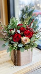 8. Winter Floral Elegance: Crimson Roses-1