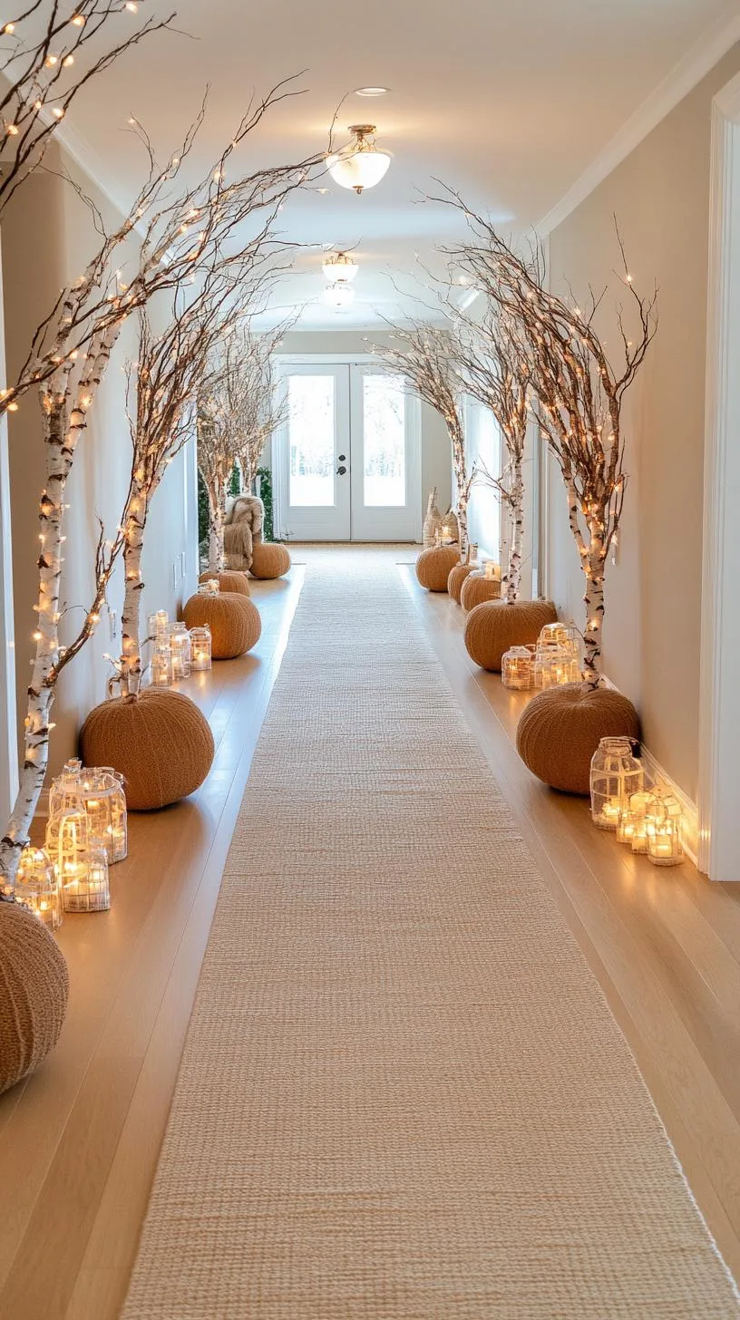 17. Winter forest hallway with illuminated branch arrangements-0