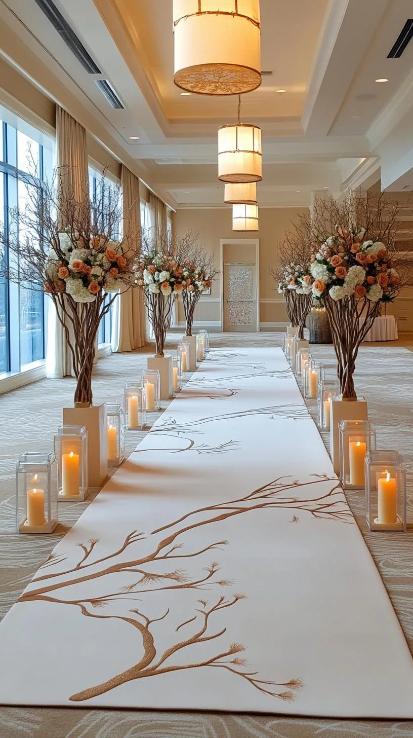 17. Winter forest hallway with illuminated branch arrangements-1