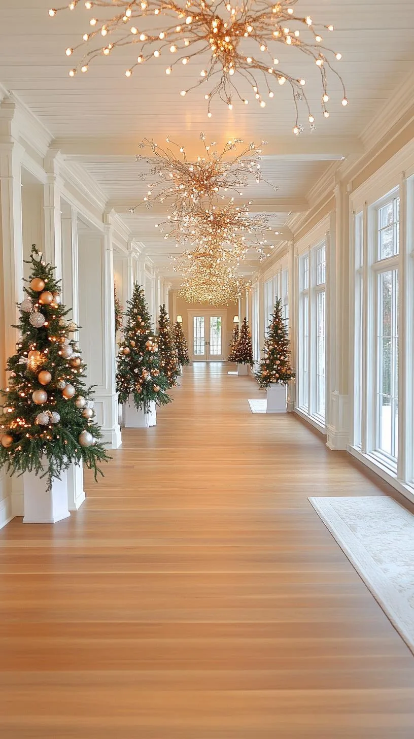 6. Winter wonderland ceiling with dangling crystal-like icicle lights-2