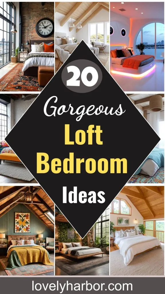 20 Gorgeous Loft Bedroom Ideas To Copy