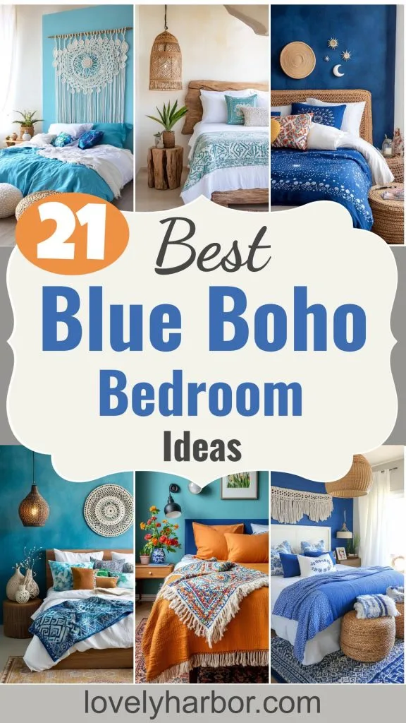 21 Best Blue Boho Bedroom Ideas To Inspire You