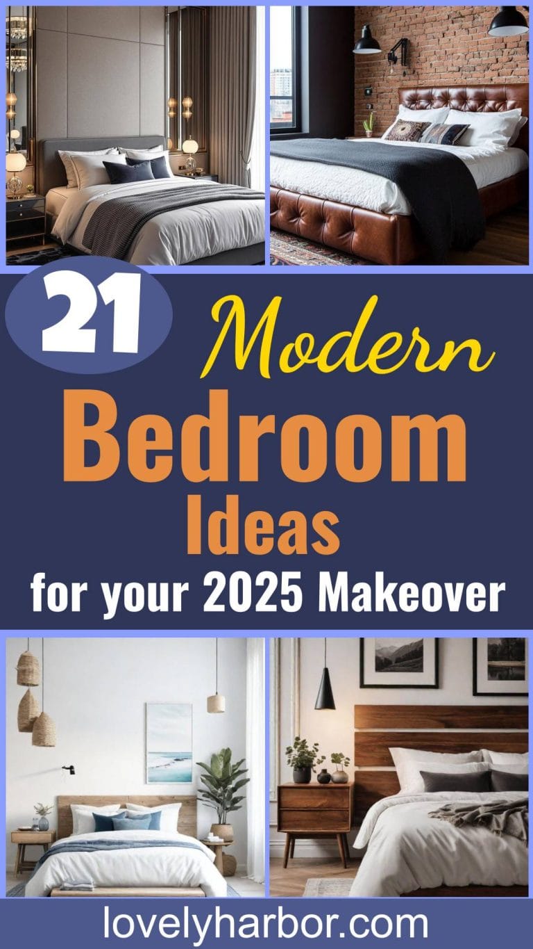 21 Modern Bedroom Ideas For Your 2025 Makeover - Lovely Harbor