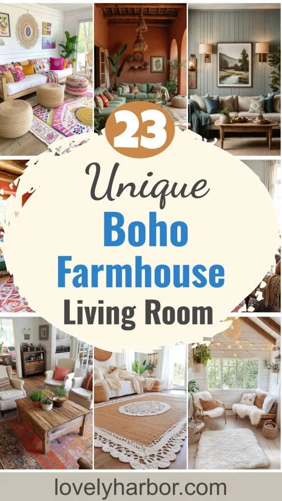 23 Unique Boho Farmhouse Living Room Ideas To Copy 1 23 Unique Boho Farmhouse Living Room Ideas To Copy