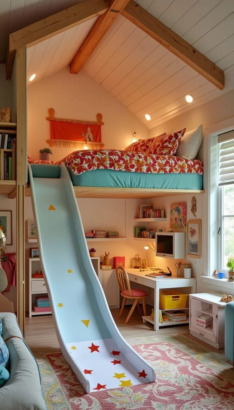 20. Adventurous Loft Bedroom Design Ideas-0