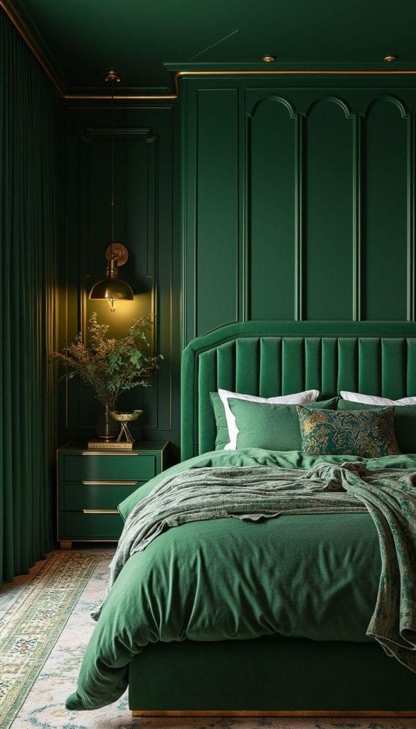 20 Moody Green Bedroom Ideas For A Cozy Retreat - Lovely Harbor