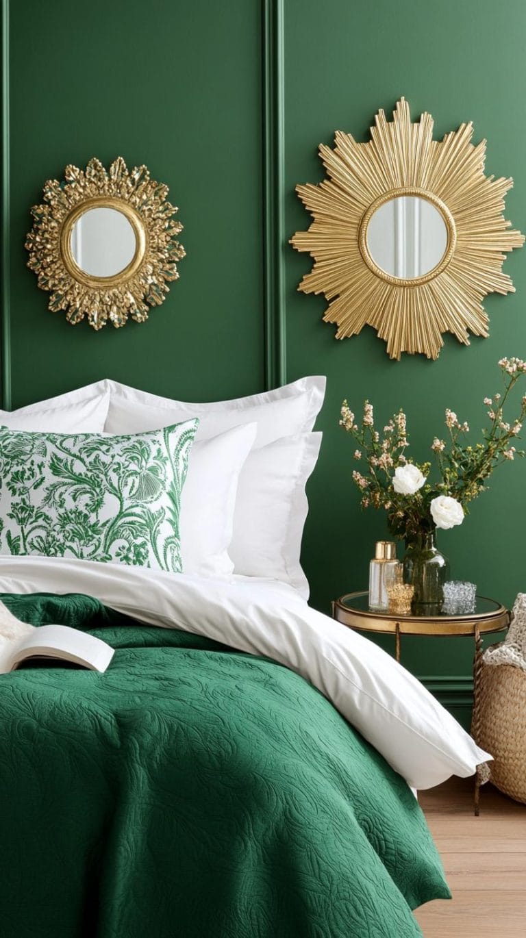 20 Moody Green Bedroom Ideas For A Cozy Retreat - Lovely Harbor
