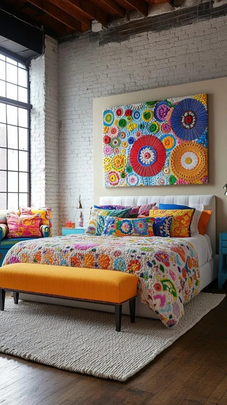 8. Creative Loft Wall Art Ideas-1
