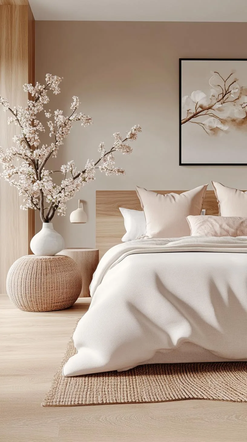 20 New Minimalist Bedroom Ideas to Inspire Your 2025 Refresh 44 8. Desert Minimalism: Adopt a soft desert color palette with sandy beiges and muted pinks-0