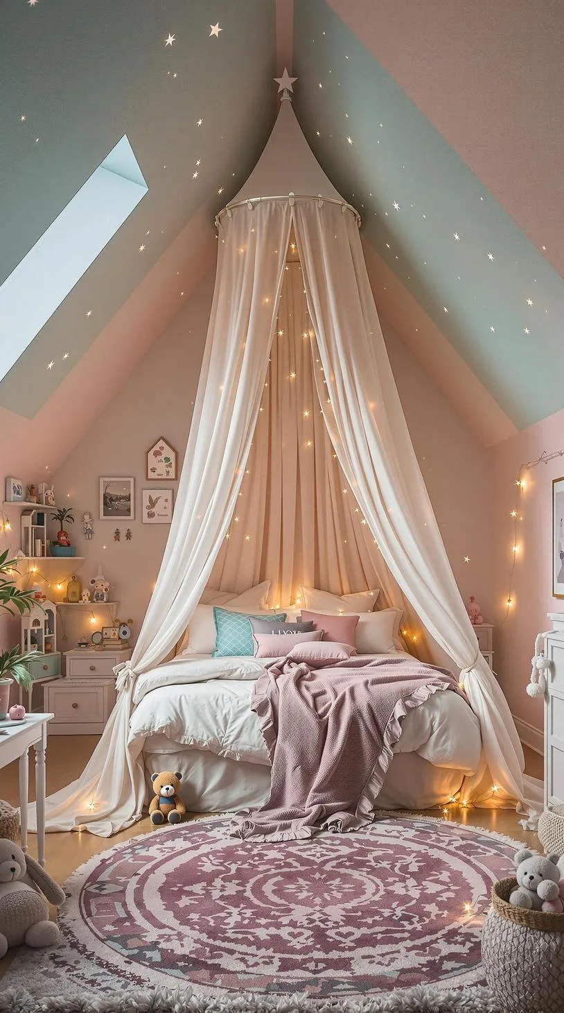 16. Enchanting Fairytale Loft Room Ideas-0