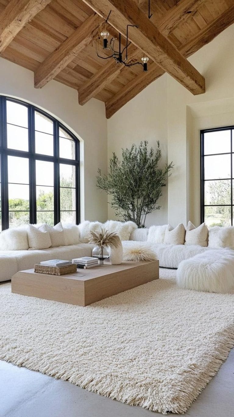 Stunning Industrial Farmhouse Living Room Ideas image
