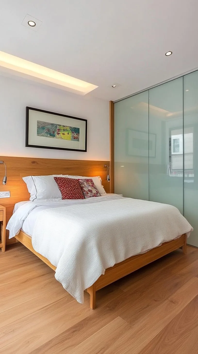20 New Minimalist Bedroom Ideas to Inspire Your 2025 Refresh 87 15. Frosted Glass: Incorporate frosted glass features for privacy with style-1