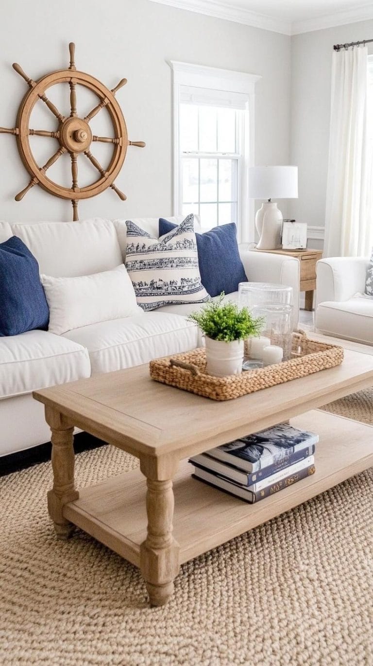 20 Unique Coastal Farmhouse Living Room Ideas That Wow - Lovely Harbor