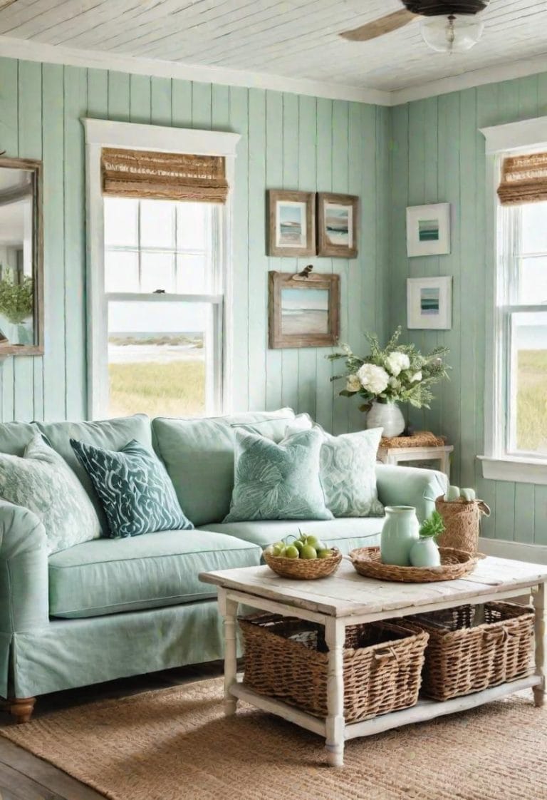 20 Unique Coastal Farmhouse Living Room Ideas That Wow - Lovely Harbor