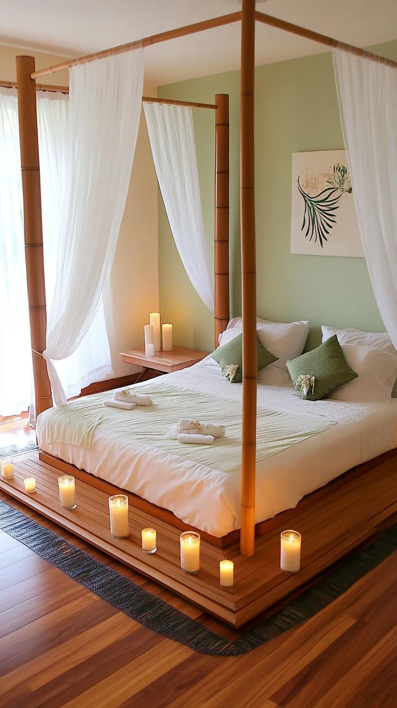 23 Stunning Olive Green Bedroom Ideas You'll Absolutely Love 86 10. Romantic Olive Green Bedroom with Sheer Drapes and Candle Holders-0