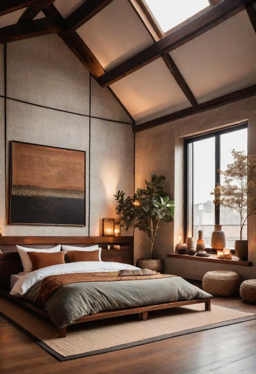 6. Serene Zen Loft Bedroom Inspiration-2