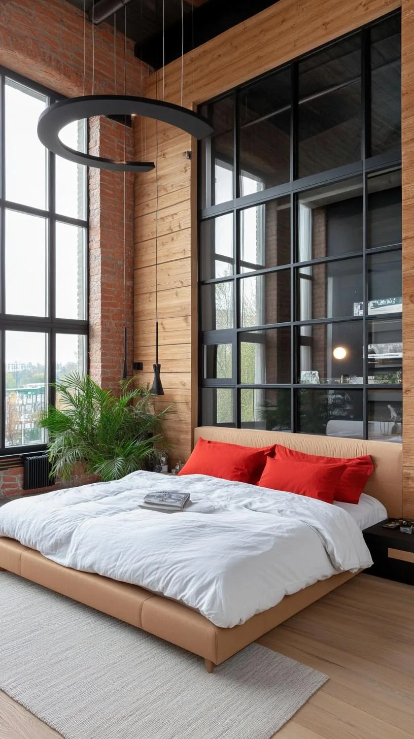 15. Sleek Glass-Partitioned Loft Design-2
