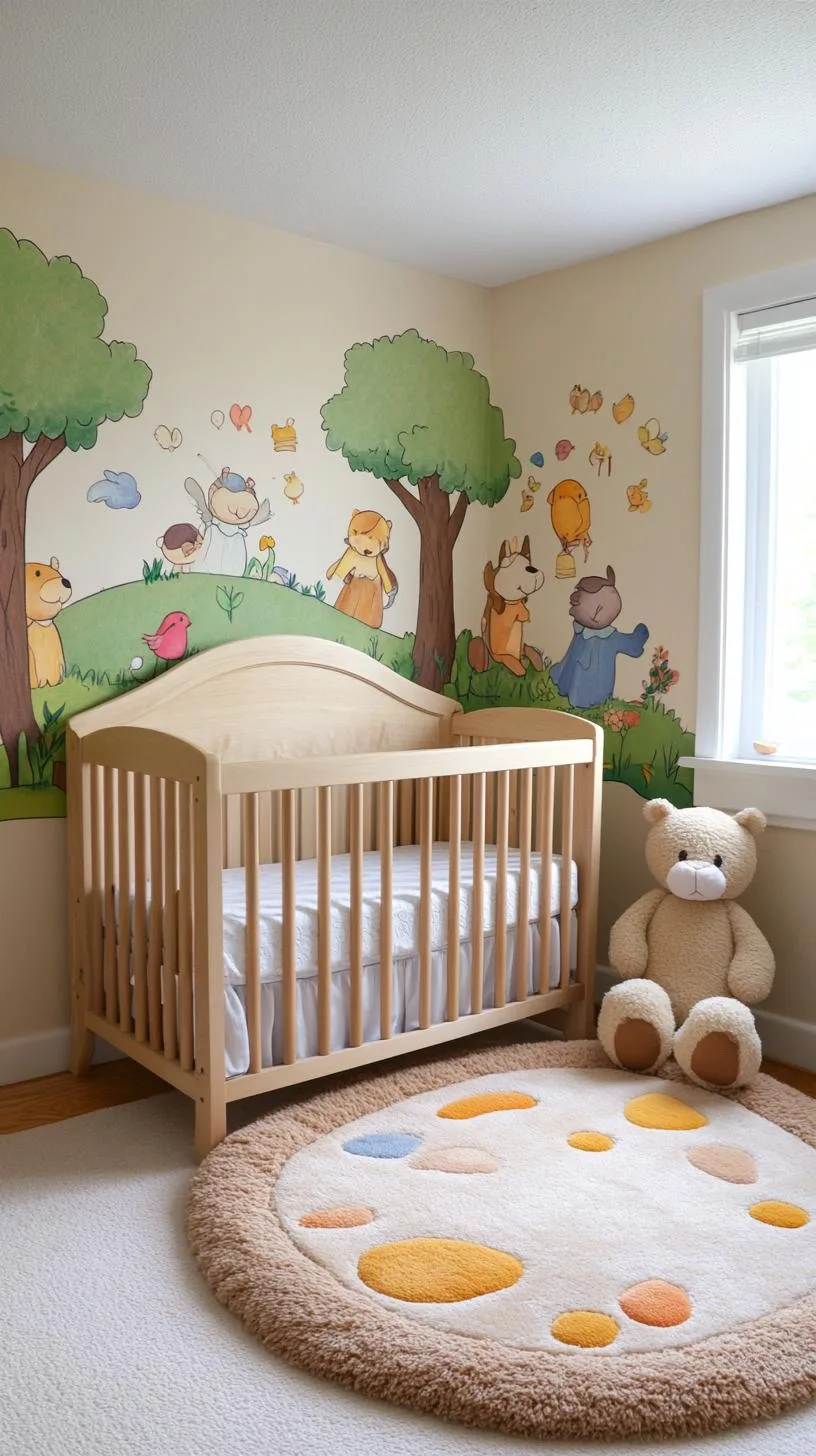 16. Storybook Enclave with Illustrated Murals and Soft Plushes-0