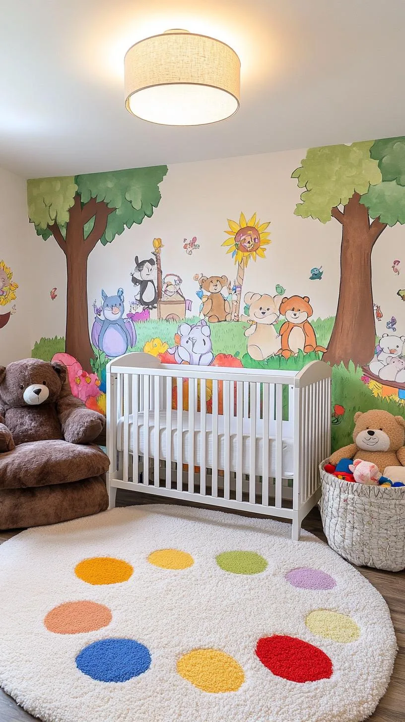 16. Storybook Enclave with Illustrated Murals and Soft Plushes-2