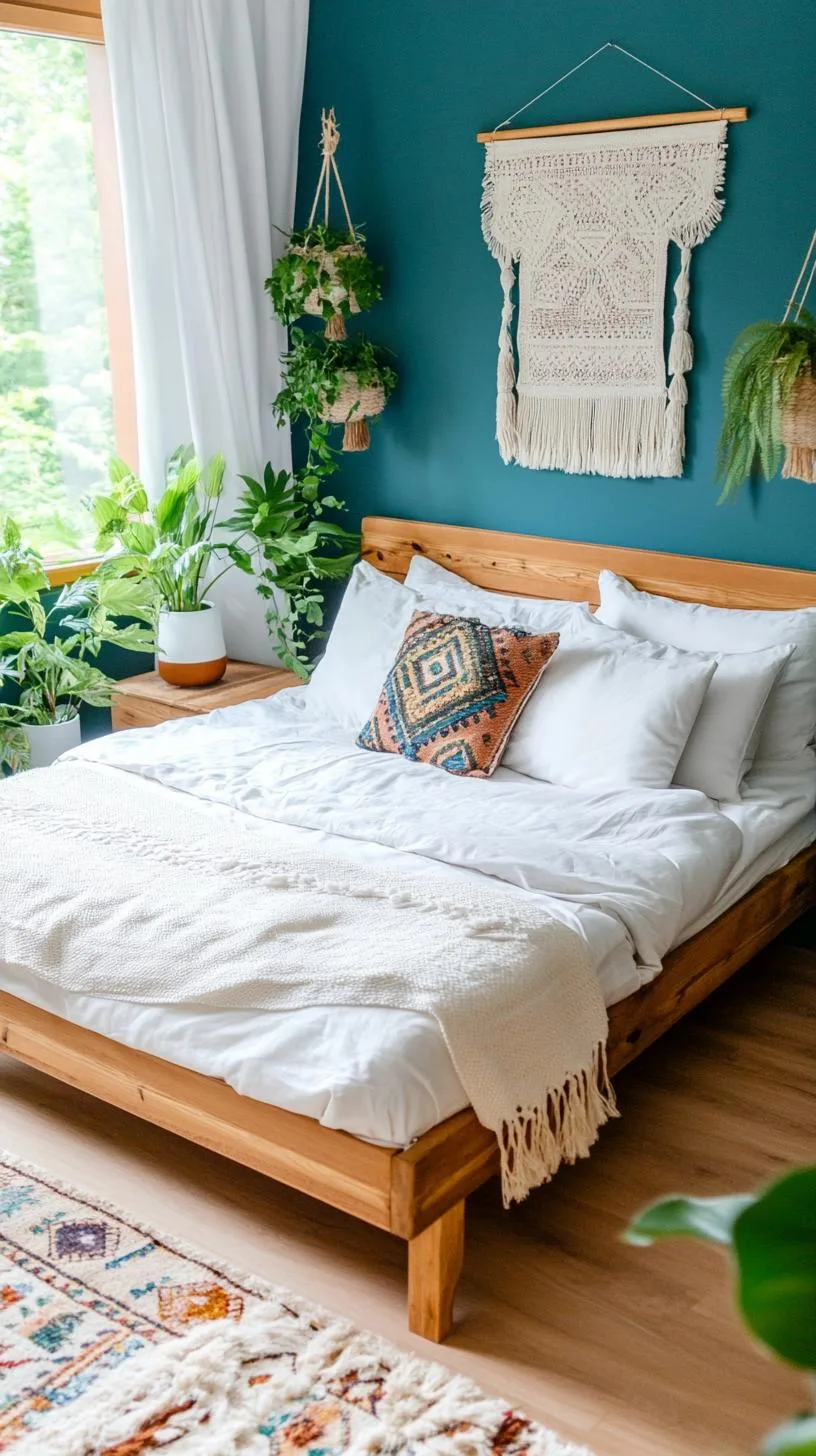 9. Twilight Tones: Play with twilight blue walls, handmade ceramic accents, and plenty of fern plants-0