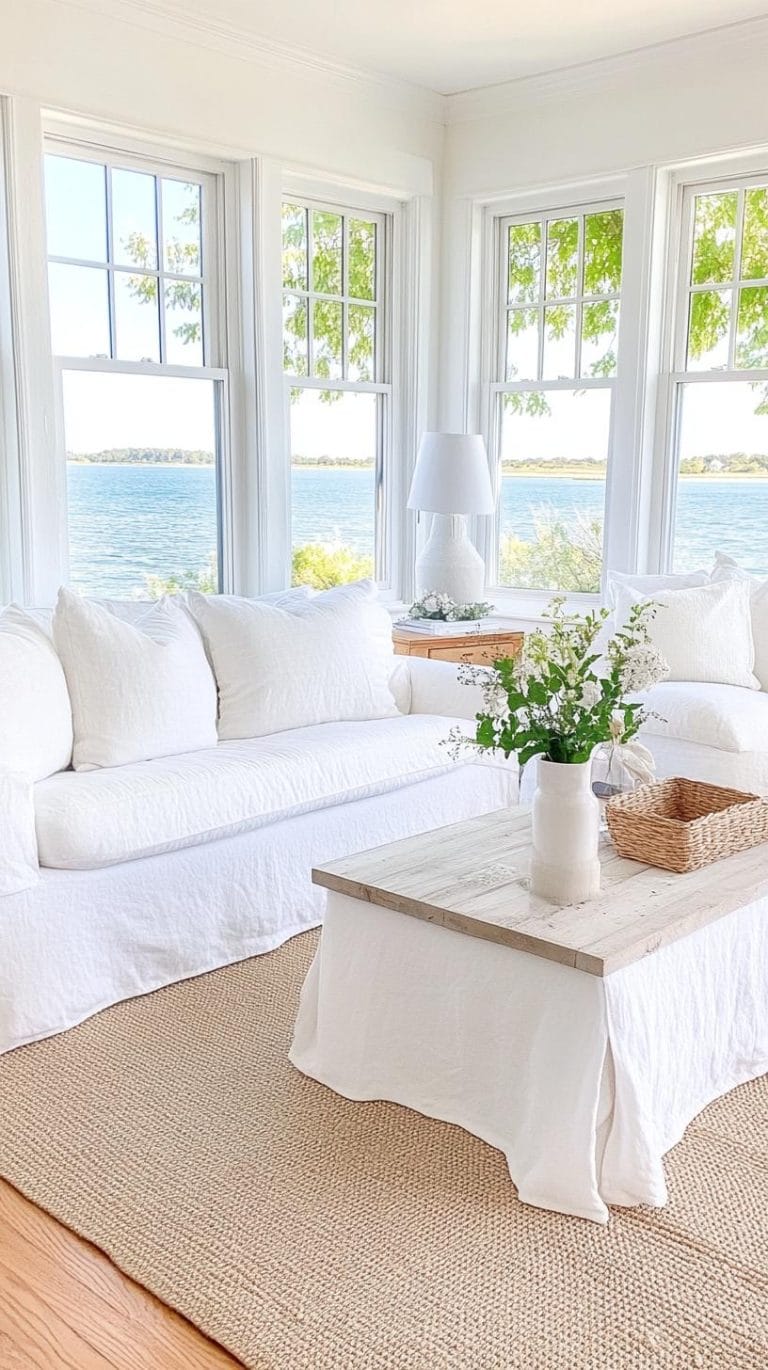 20 Unique Coastal Farmhouse Living Room Ideas That Wow - Lovely Harbor