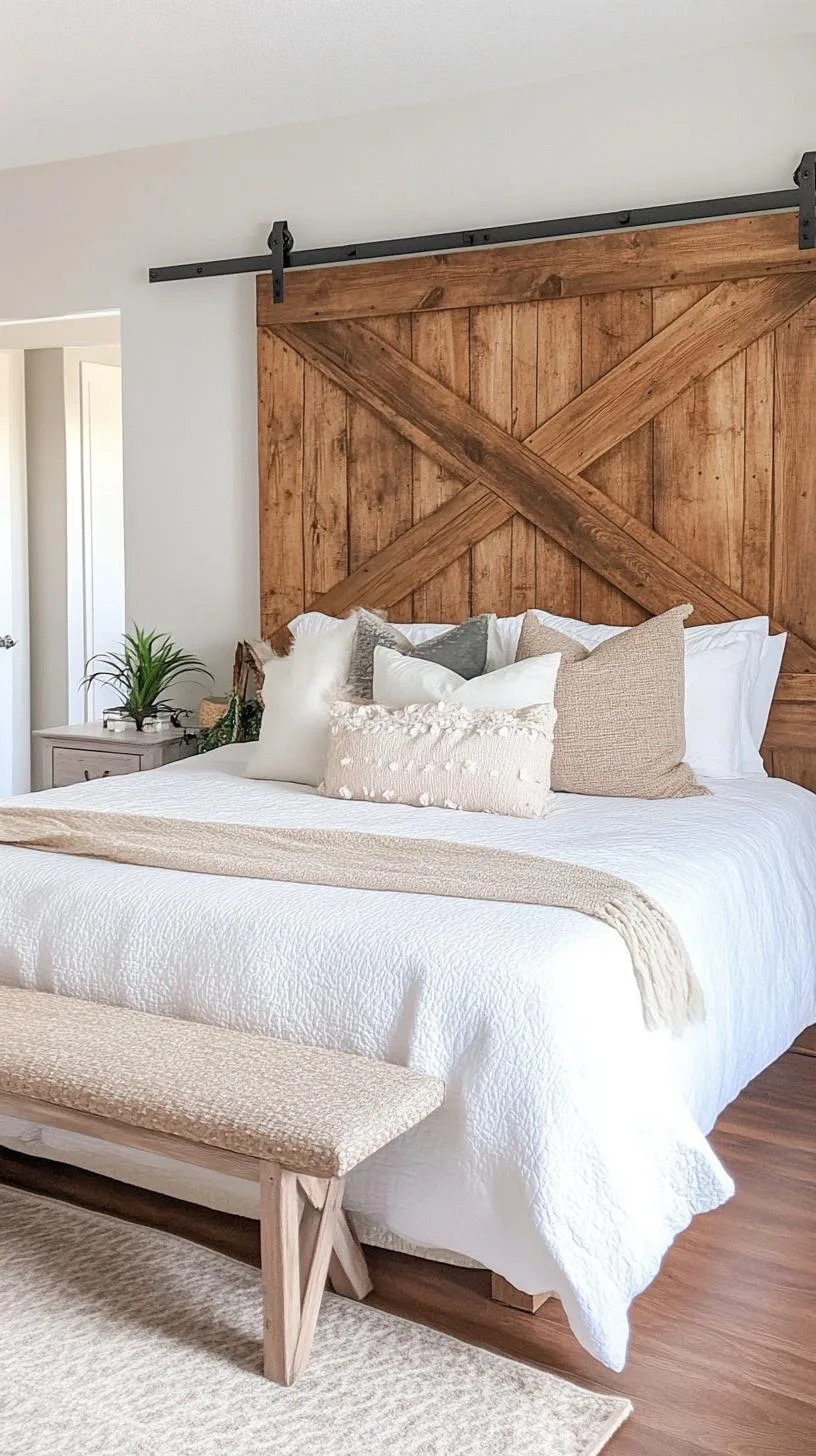 18. Use salvaged barn doors as an interesting alternative to traditional closet doors or even as headboards-2