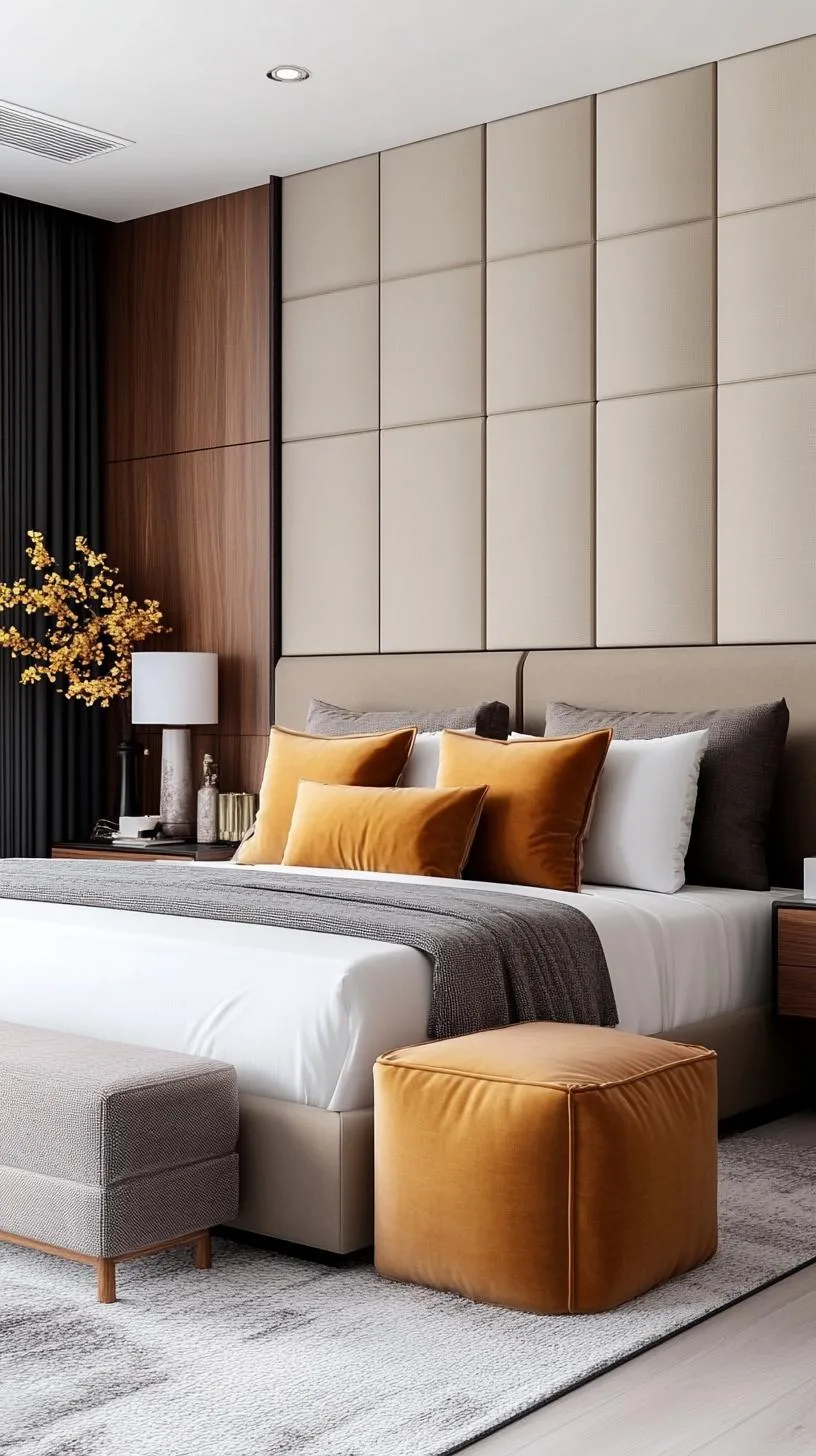 20 New Minimalist Bedroom Ideas to Inspire Your 2025 Refresh 56 9. Velvet Textures: Incorporate rich, soft textures in minimalist arrangements-3