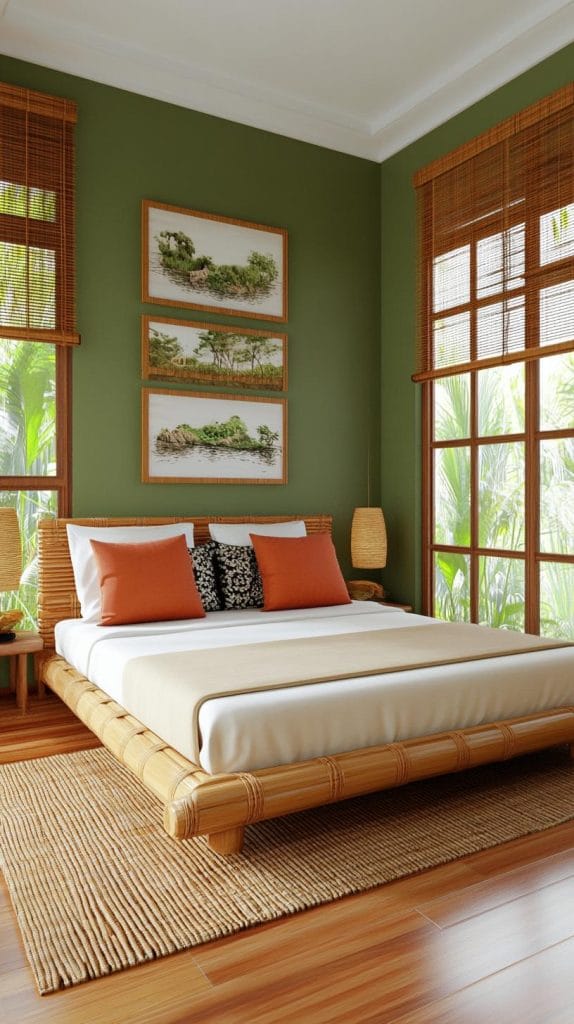 23 Stunning Olive Green Bedroom Ideas You'll Absolutely Love - Lovely ...