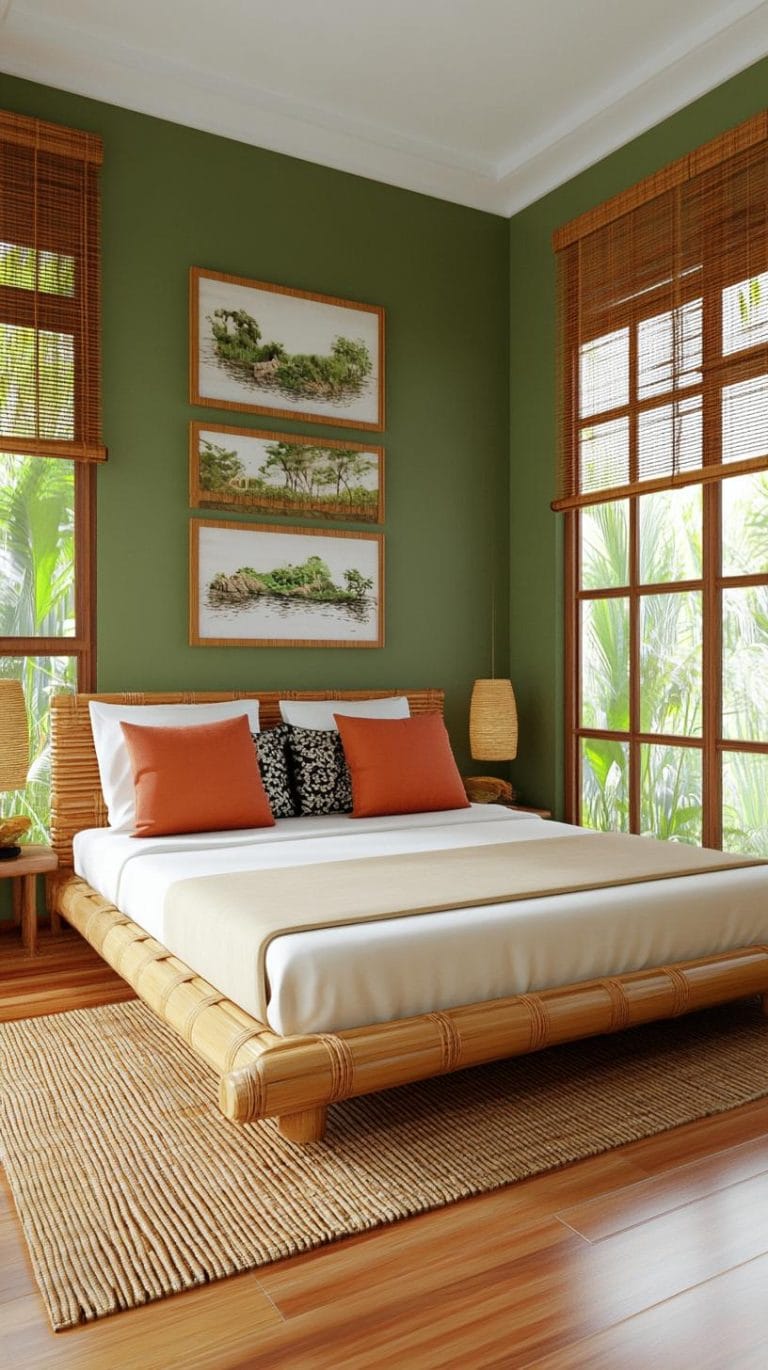 23 Stunning Olive Green Bedroom Ideas You'll Absolutely Love - Lovely ...