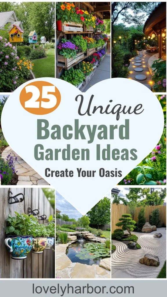 25 Unique Backyard Garden Ideas to Create Your Own Oasis 2 25 Unique Backyard Garden Ideas To Create Your Own Oasis