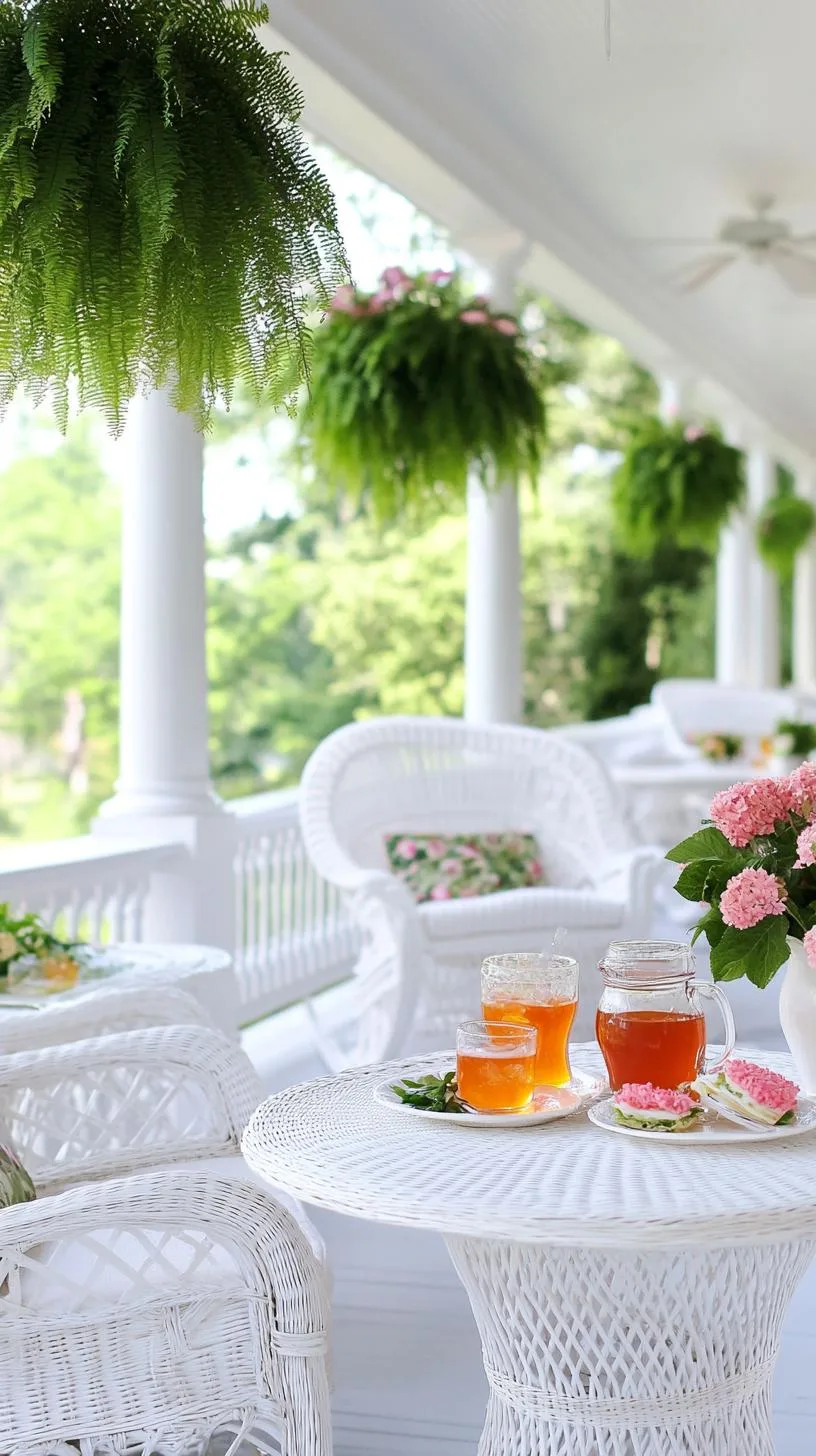 12. Classic Southern grace employing rocking chairs, hanging ferns, and white wicker-1 12. Classic Southern grace employing rocking chairs, hanging ferns, and white wicker-1