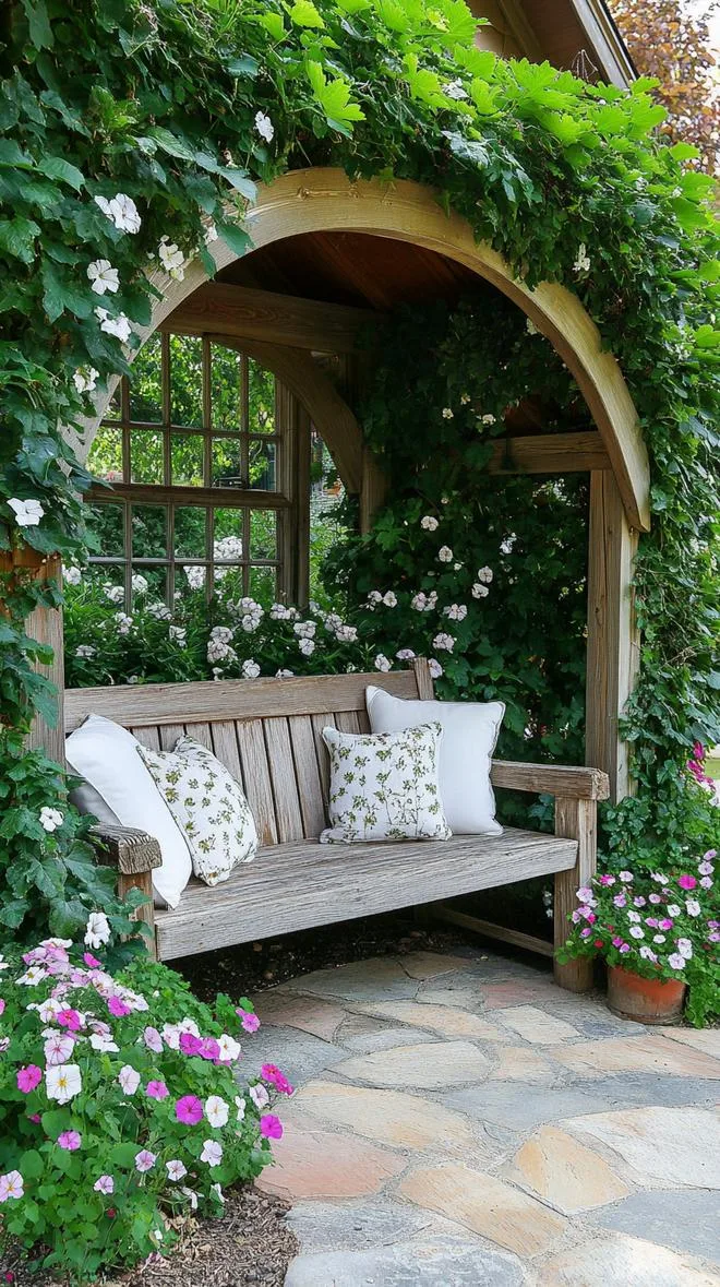 25 Unique Backyard Garden Ideas to Create Your Own Oasis 47 12. Cozy Garden Reading Retreat-0