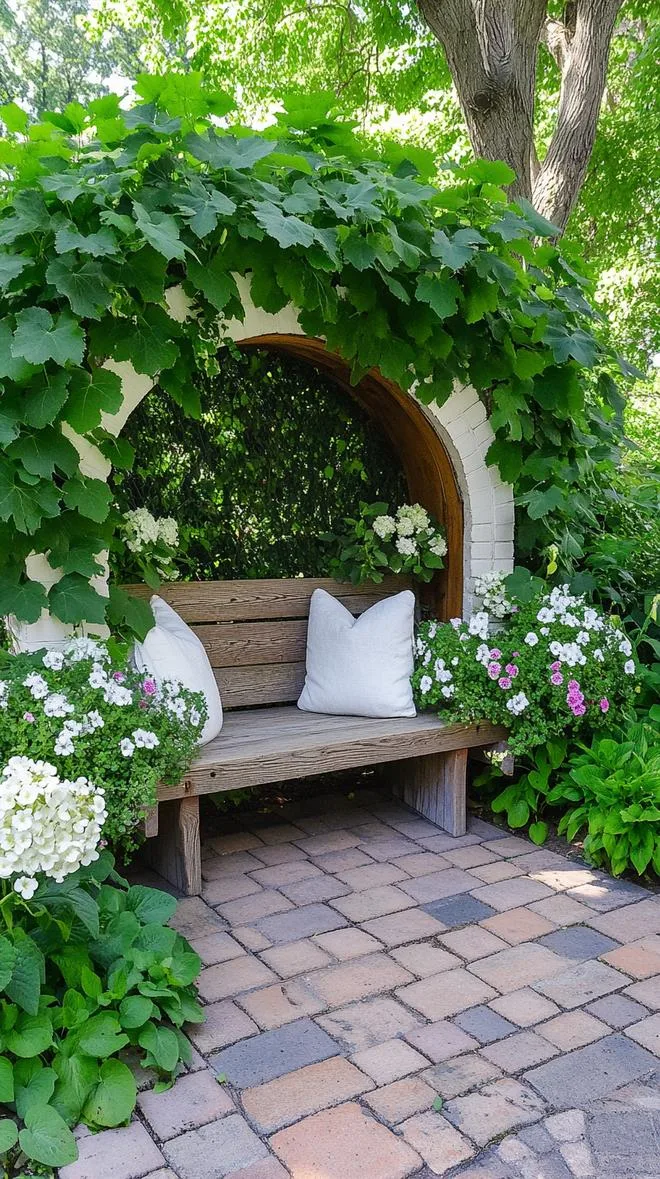 25 Unique Backyard Garden Ideas to Create Your Own Oasis 48 12. Cozy Garden Reading Retreat-1