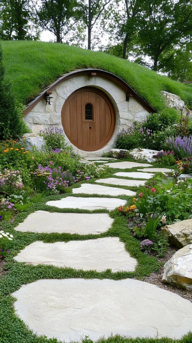 25 Unique Backyard Garden Ideas to Create Your Own Oasis 36 9. Enchanting Hillside Garden Inspiration-0