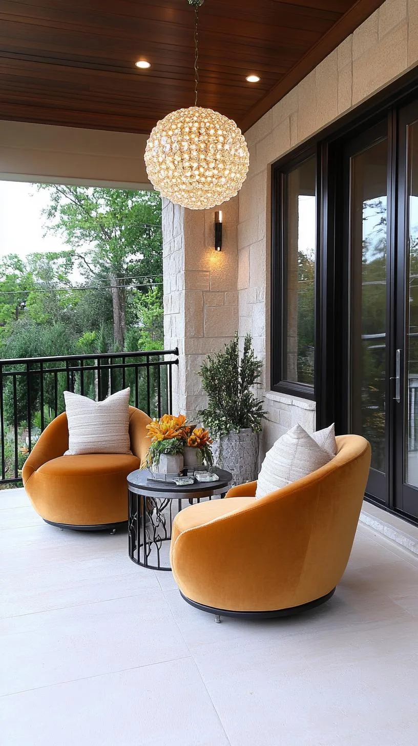 28. Modern glam with metallic touches, velvet textiles, and a luxurious chandelier-0 28. Modern glam with metallic touches, velvet textiles, and a luxurious chandelier-0