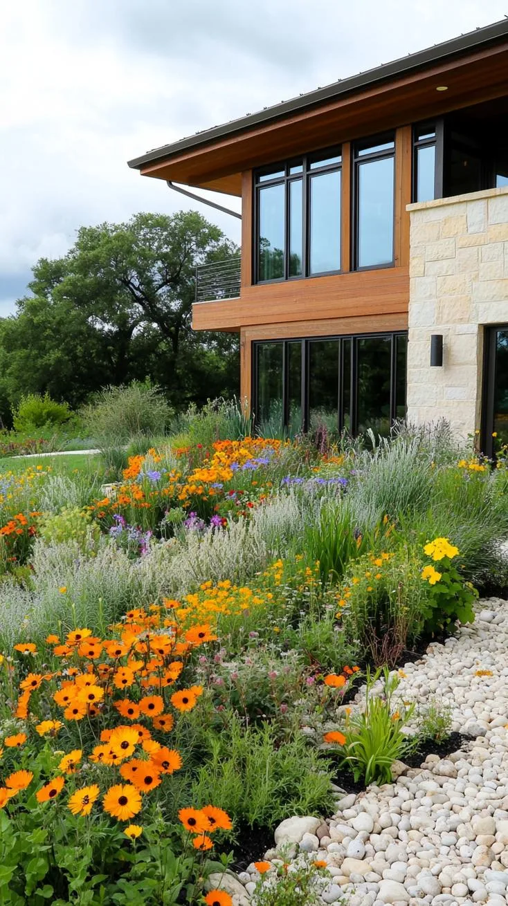 25 Unique Backyard Garden Ideas to Create Your Own Oasis 83 20. Natural Rain Gardens with Natives-1