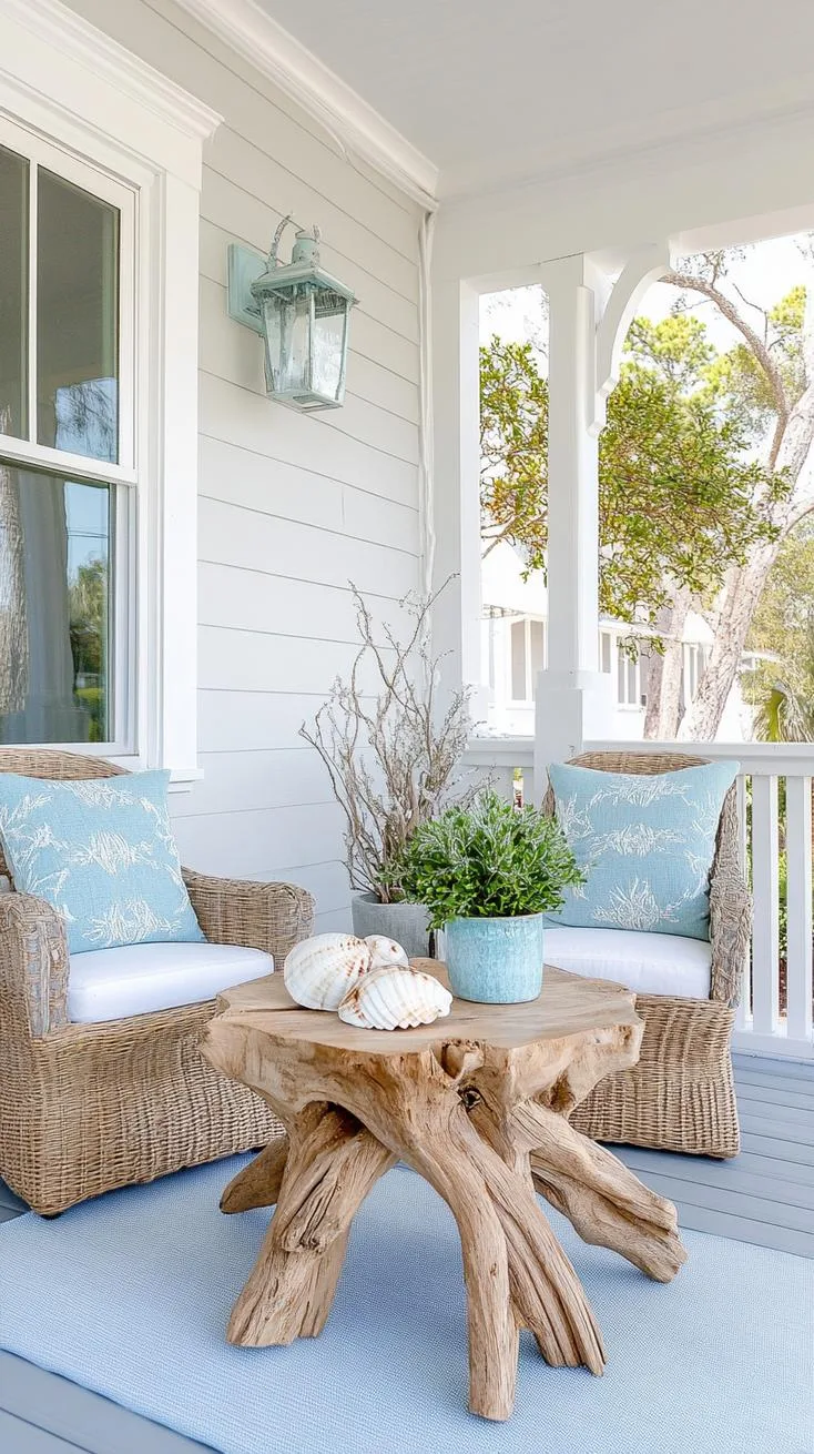 19. Seaside shack inspired by driftwood, shell accents, and light blue hues-1 19. Seaside shack inspired by driftwood, shell accents, and light blue hues-1