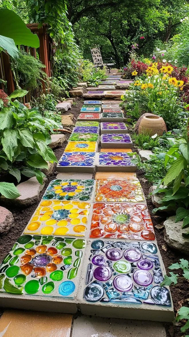 25 Unique Backyard Garden Ideas to Create Your Own Oasis 40 10. Sustainable Garden Pathway Ideas-1