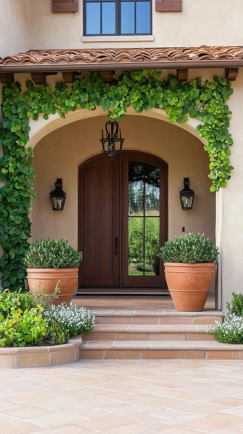 15. Tuscan vineyard inspired with terra cotta pottery, grapevine wreaths, and wrought iron-1 15. Tuscan vineyard inspired with terra cotta pottery, grapevine wreaths, and wrought iron-1