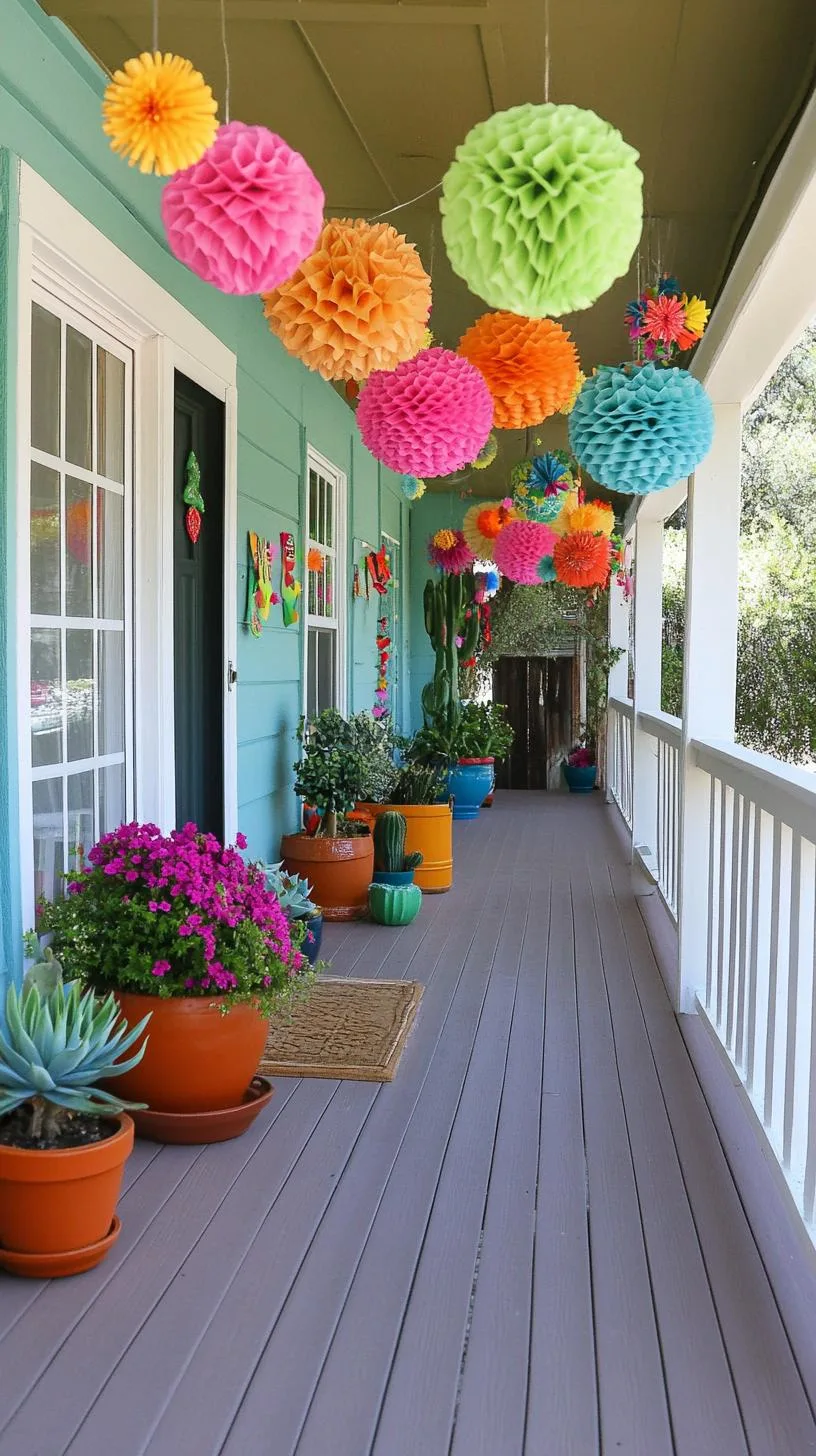 11. Vibrant fiesta with bright paper garlands, piñata shapes, and succulents-0 11. Vibrant fiesta with bright paper garlands, piñata shapes, and succulents-0