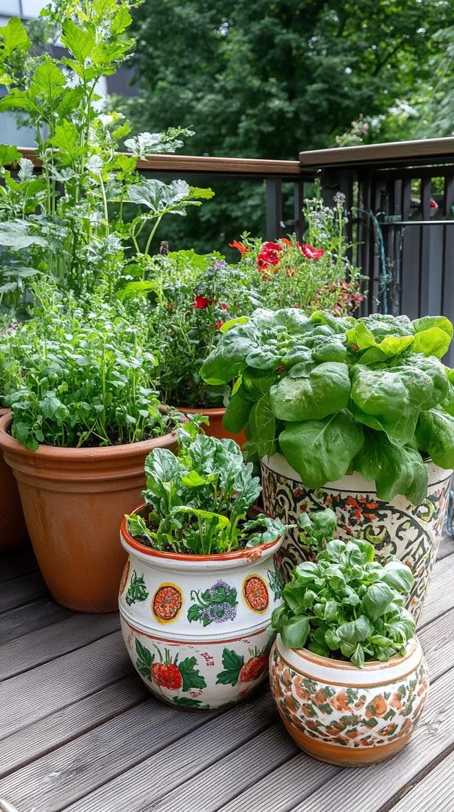 25 Unique Backyard Garden Ideas to Create Your Own Oasis 60 15. Vintage Pot Vegetable Garden Ideas-0